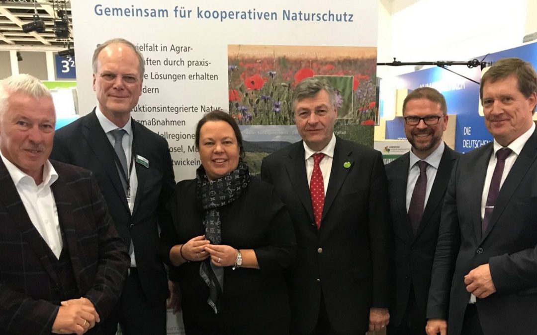 Stiftung auf der Grünen Wochen: Besuch von Heinen-Esser